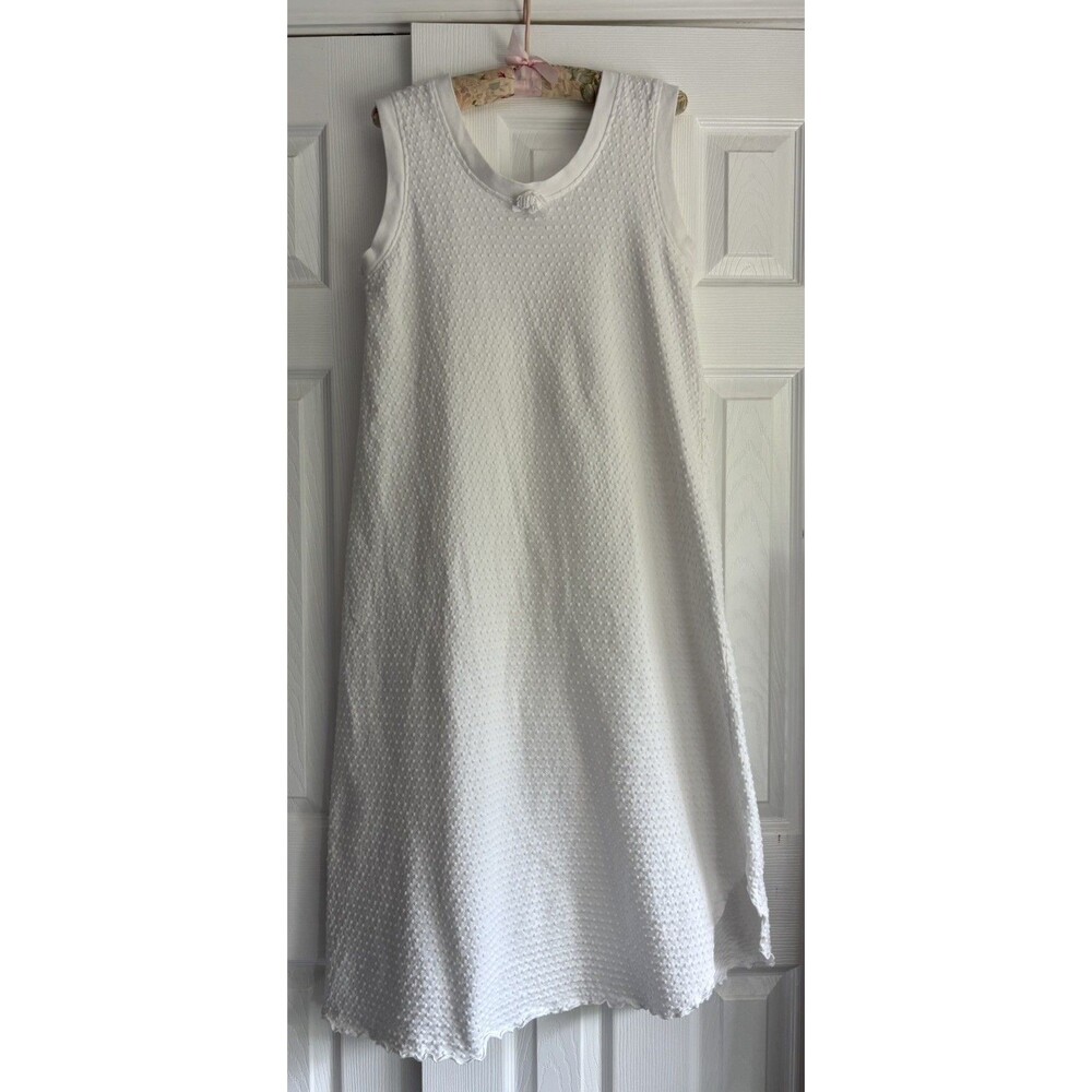 Simple Pleasures Night and Day Nightie dress Size average medium dots ruffle USA